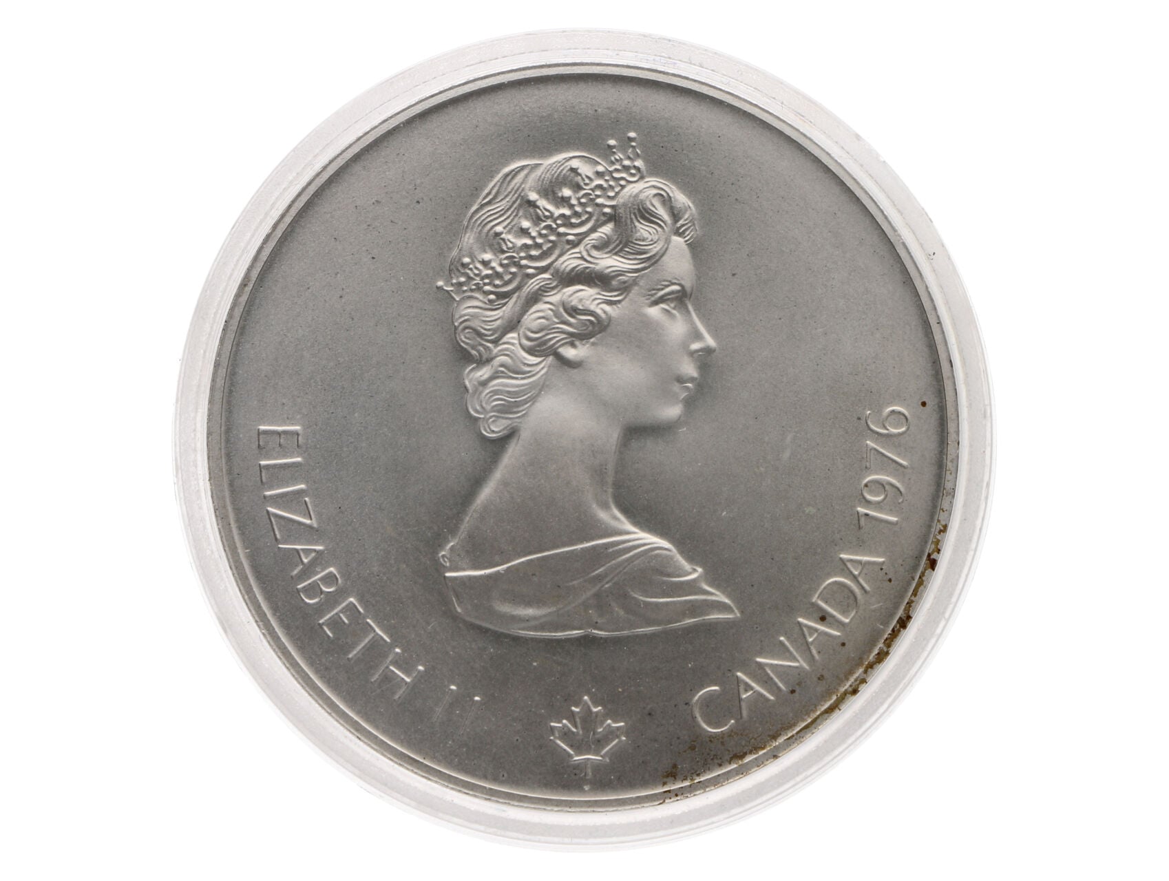 5 Dollar 1976, XXI. Olympijské hry Montreal, 24,3g, 37mm, 0.925 Ag_