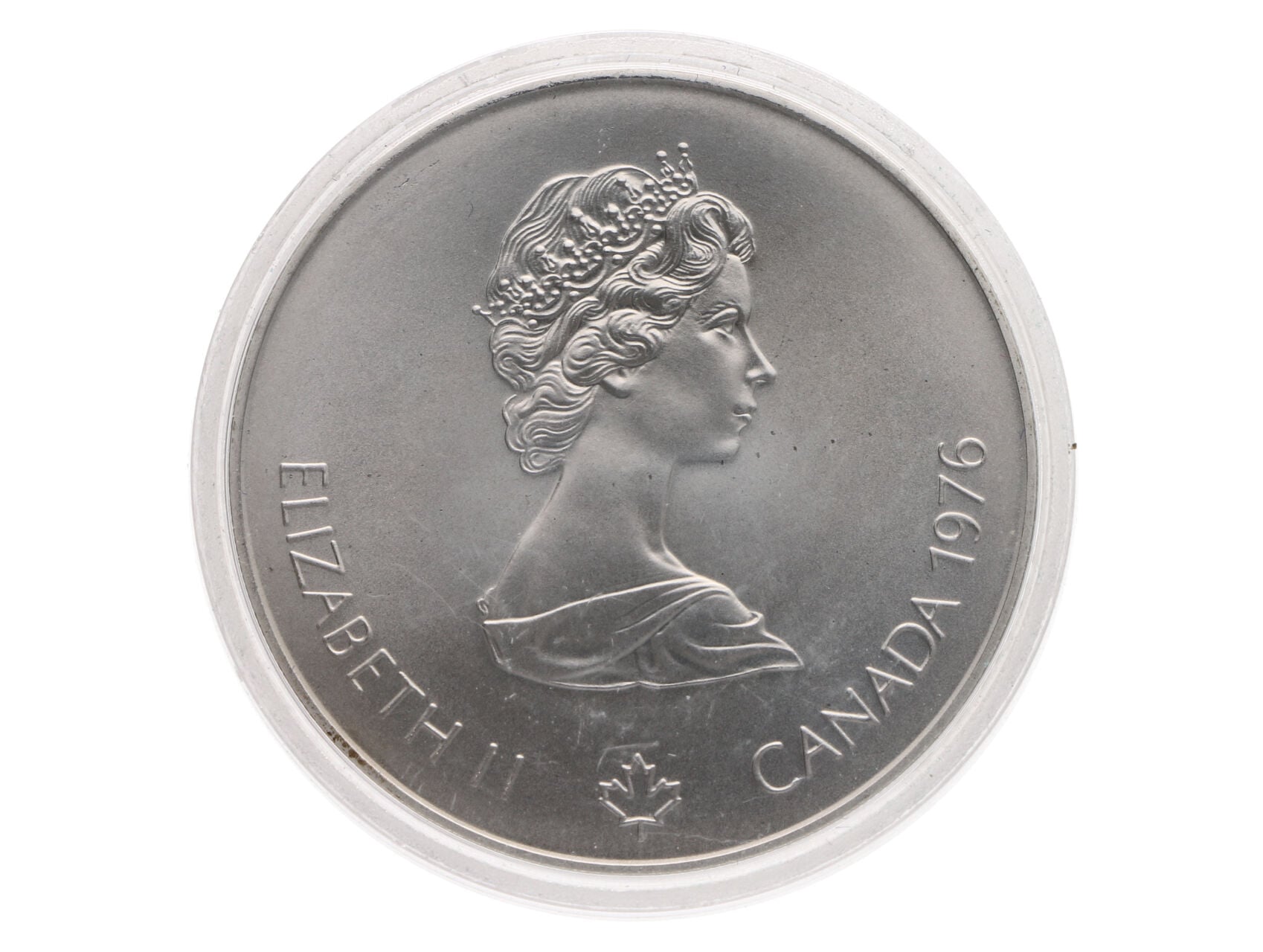 5 Dollar 1976, XXI. Olympijské hry Montreal, 24,3g, 37mm, 0.925 Ag_