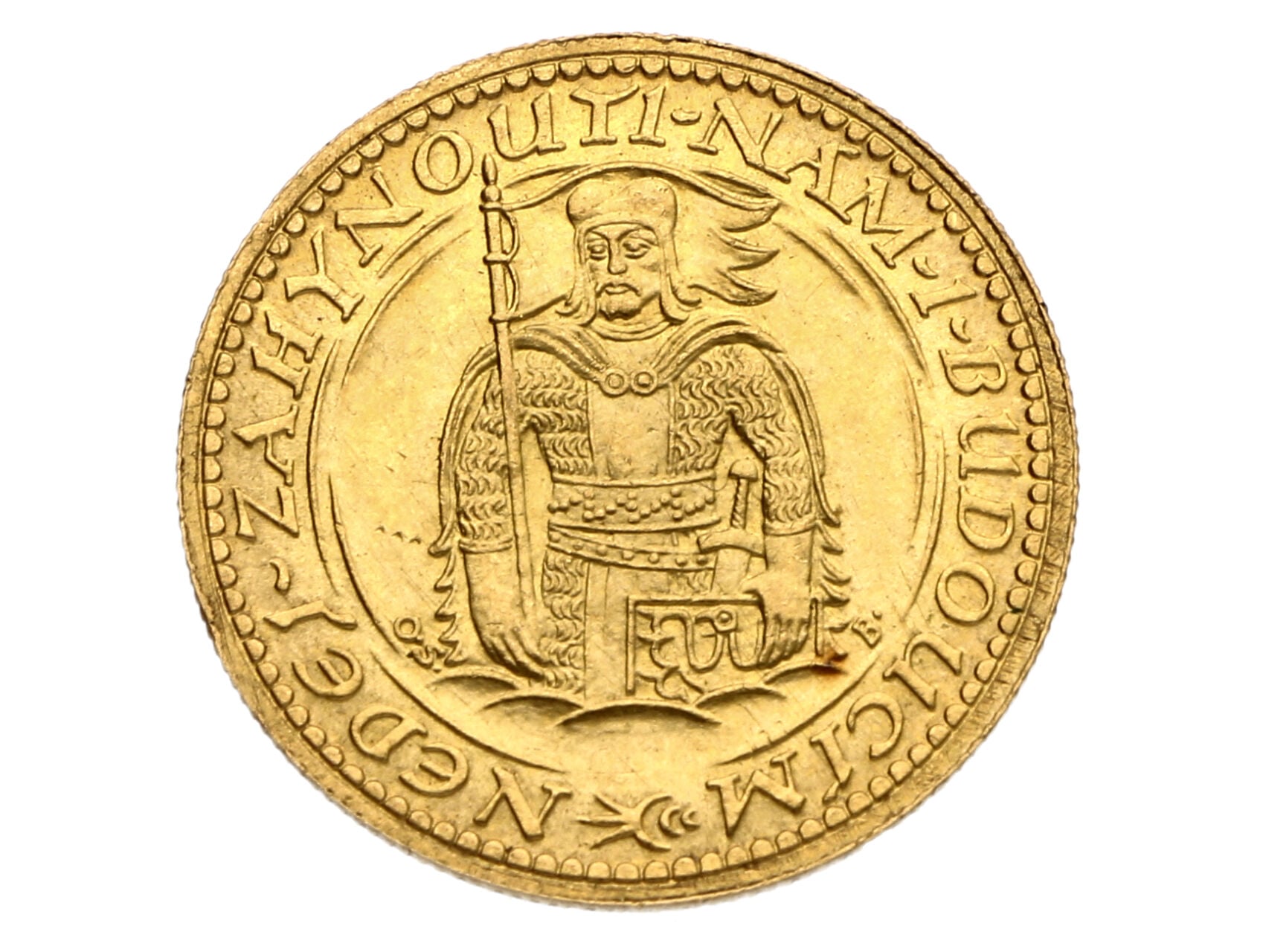 Svatováclavský 1 dukát 1928, 3,491g, 0.986Au, 19,75mm, náklad 18 983ks