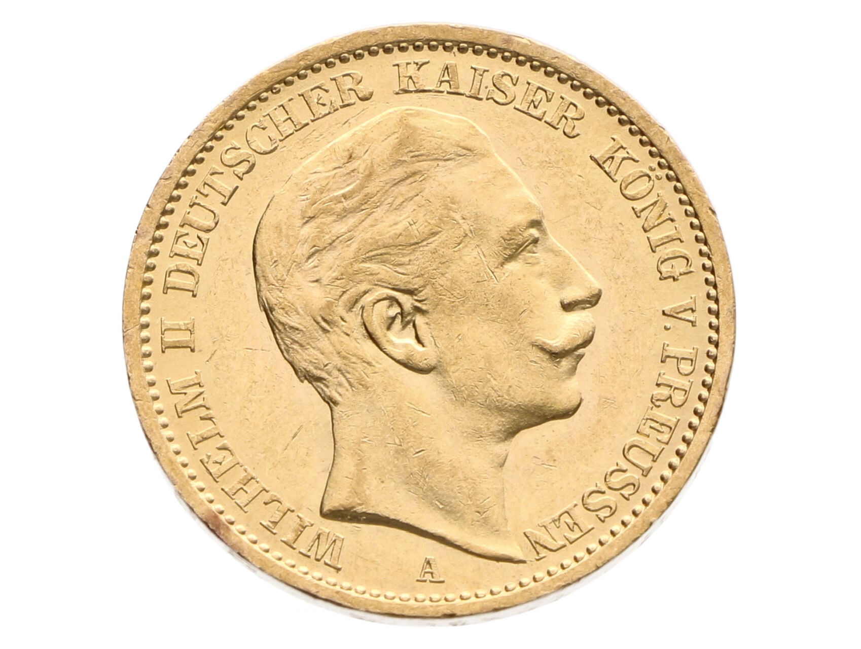 Prusko 20 Mark 1908 A, J.252