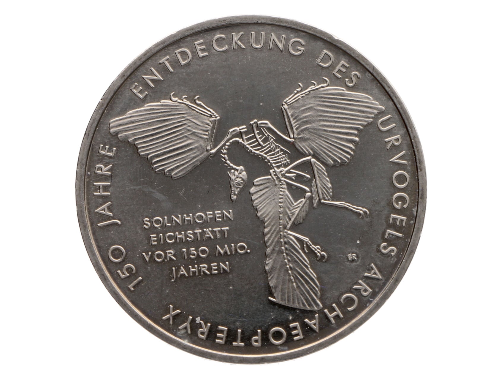 10 Euro 2011 A, 150 let od objevu pravěkého ptáka Archeopteryxe, 0.925 Ag, 18g