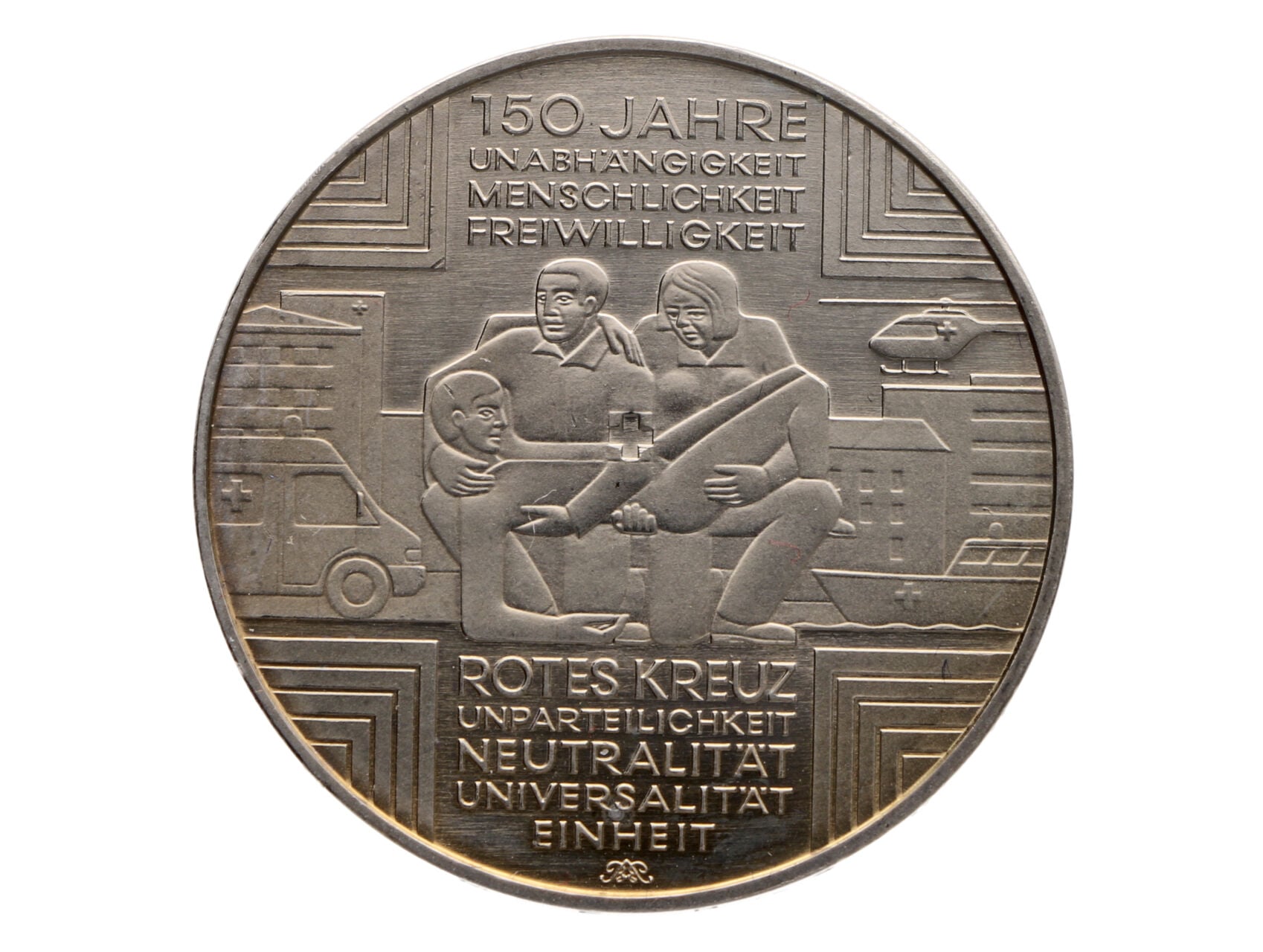 10 Euro 2013 A, 150. výročí Červeného kříže, 0.925 Ag, 18g