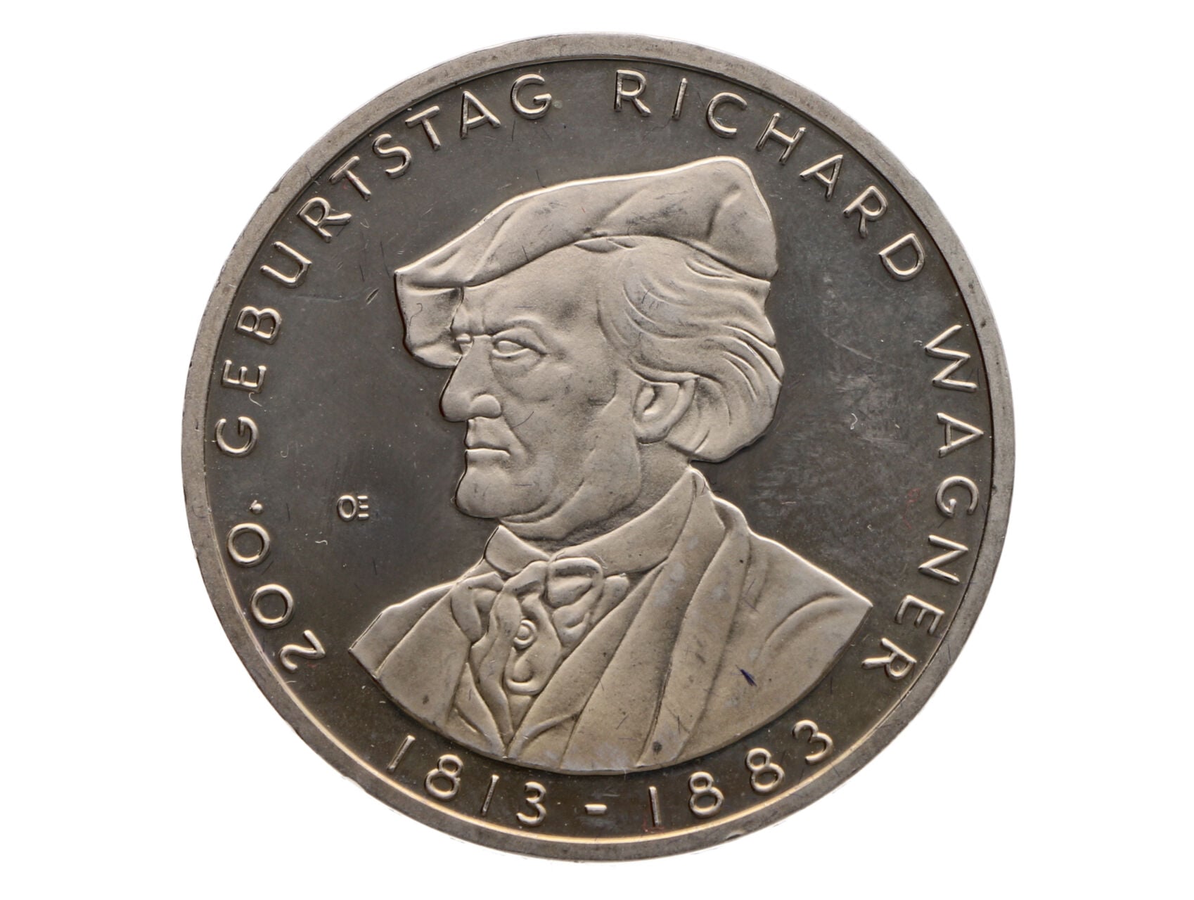 10 Euro 2013 D, 200. výročí Richarda Wagnera, 0.925 Ag, 18g