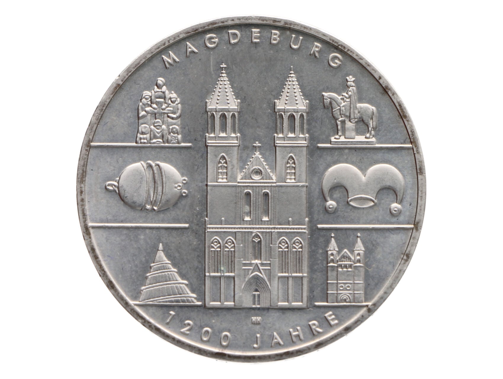 10 Euro 2005 A, 1200. výročí Magdeburgu, 0.925 Ag, 18g_