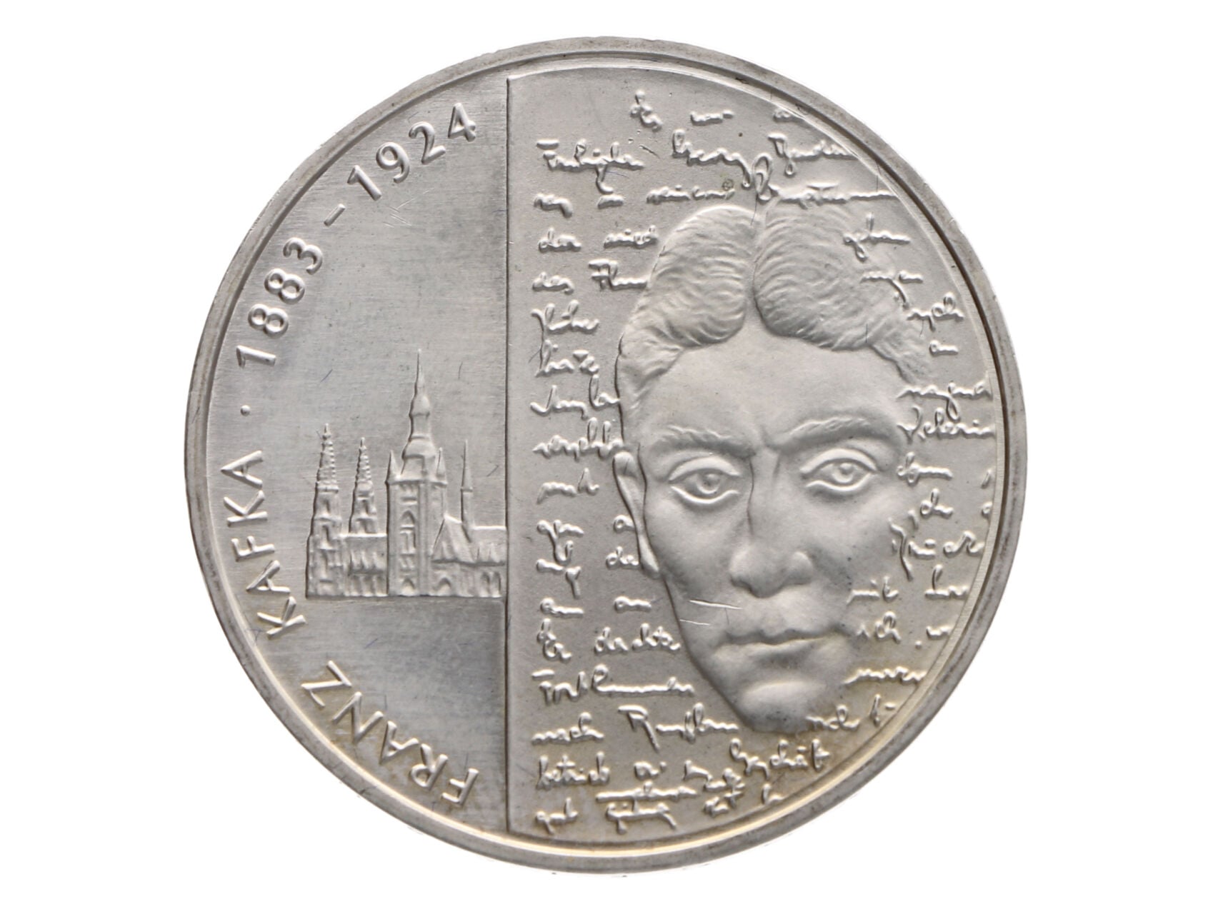 10 Euro 2008 G, Franz Kafka, 0.925 Ag, 18g