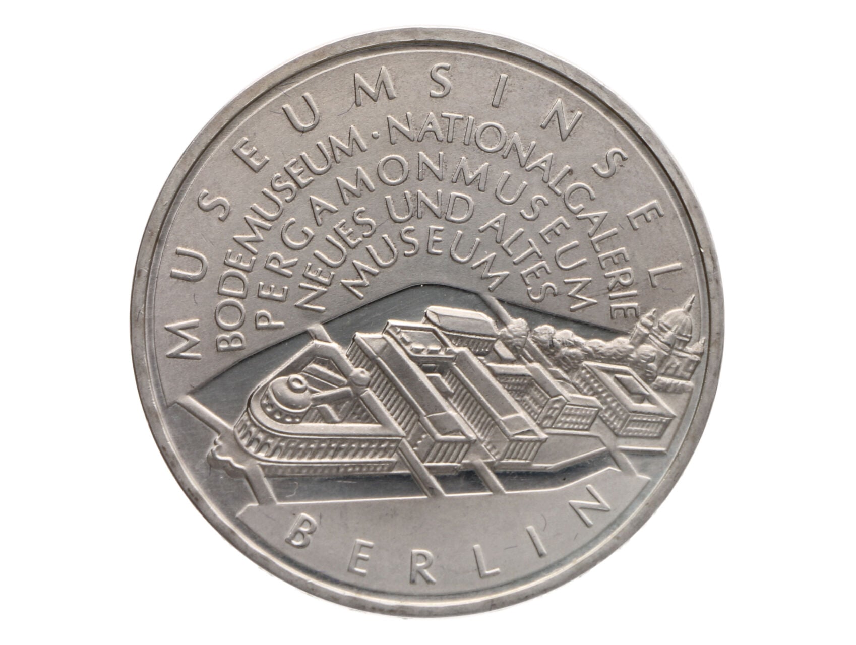 10 Euro 2002 A, muzejní ostrov v Berlíně, 0.925 Ag, 18g_