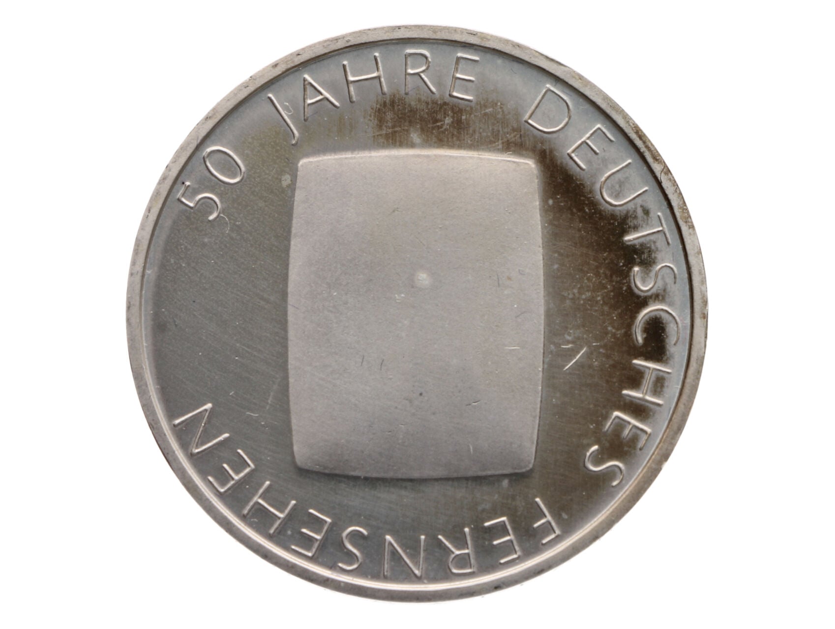 10 Euro 2002 G, 50. výročí Německé televize, 0.925 Ag, 18g_