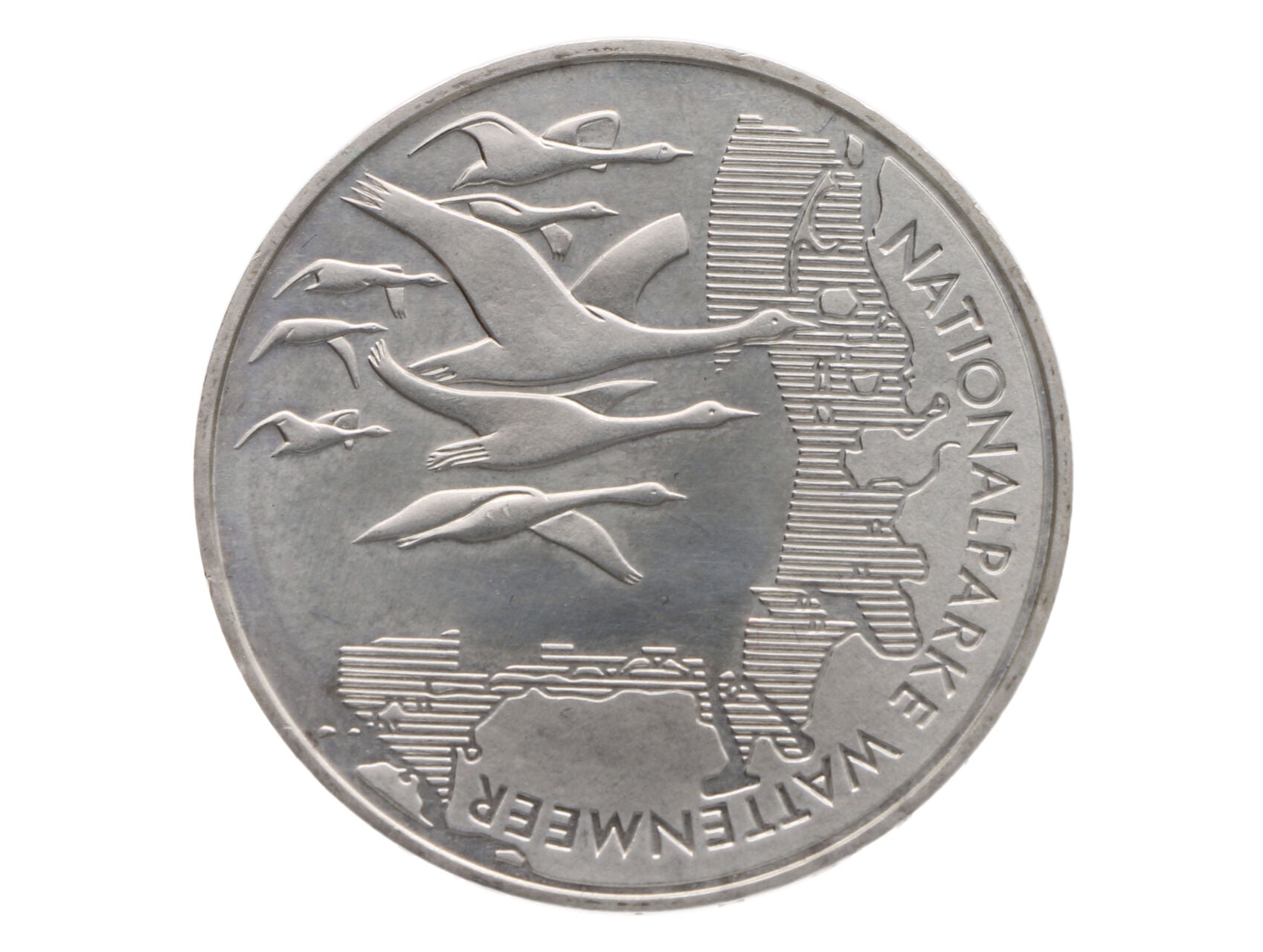 10 Euro 2004 J, Národní parky Waddenzee, 0.925 Ag, 18g_