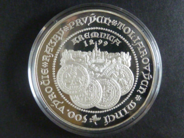500 Sk 1999 500. výročí ražby prvních tolarových mincí