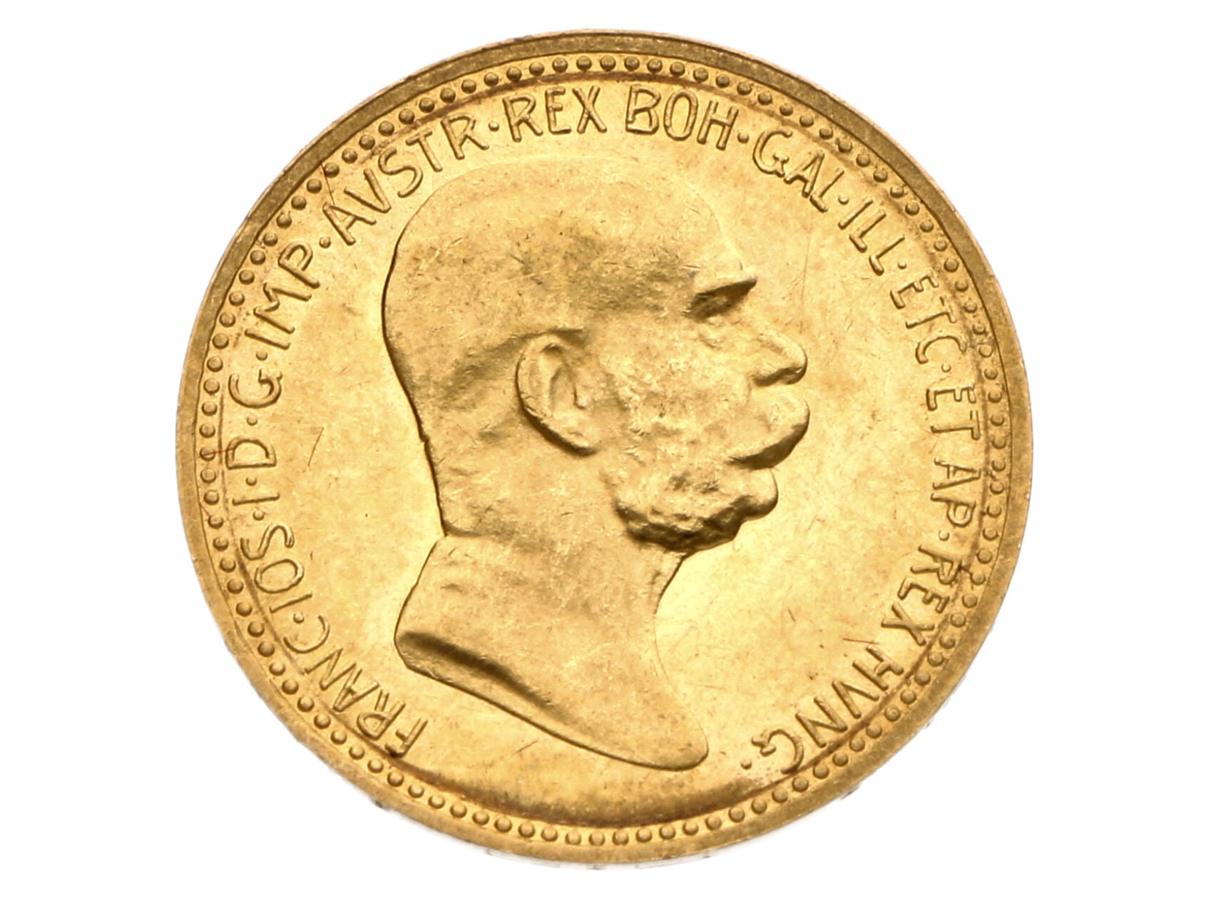 10 Koruna 1909, typ Marschall_