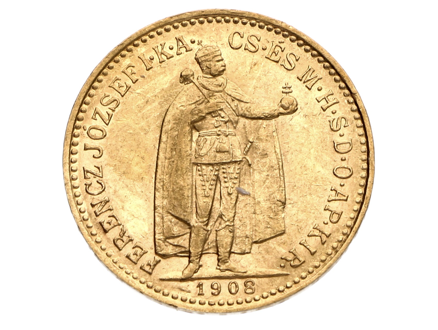 10 Koruna 1908 K.B._