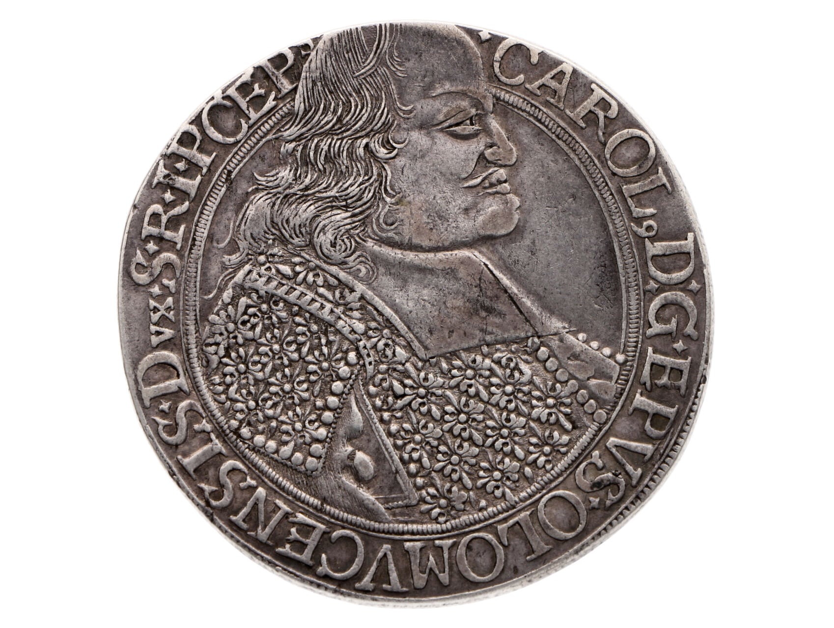 Olomouc biskupství, Karel II. Liechtenstein, 1664-1695 - Tolar 1695, 23,77 g._