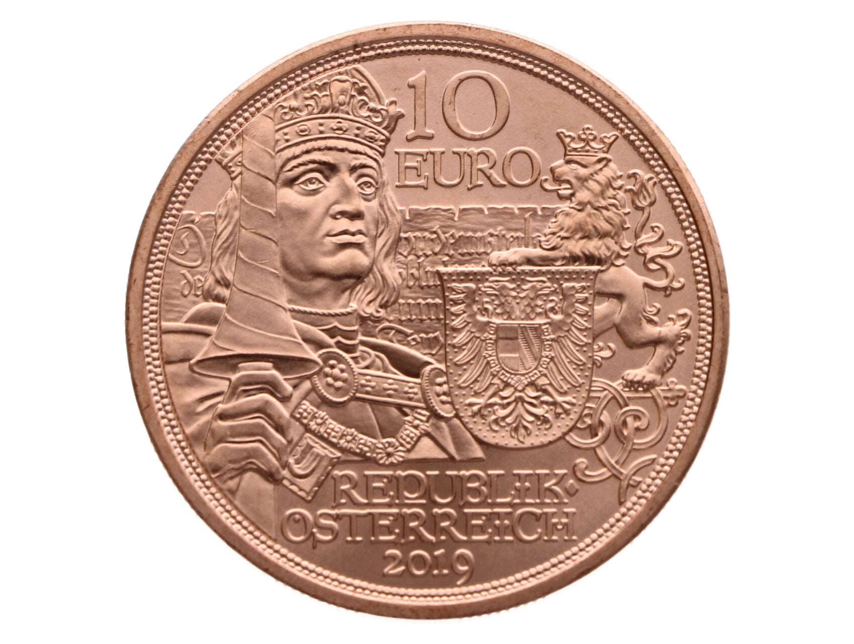10 Euro 2019, Rytíř, Cu_