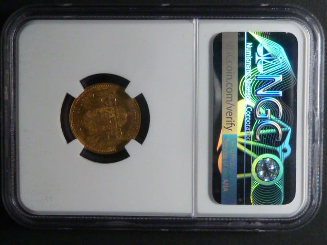 10 Koruna 1893 KB NGC MS 61
