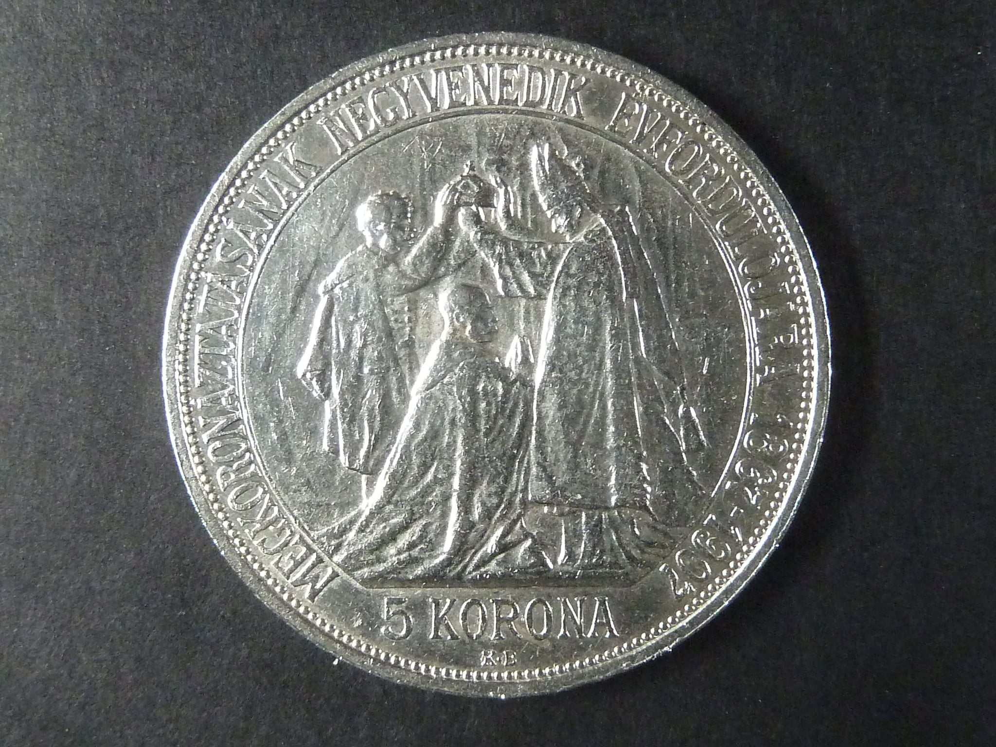 5 Koruna 1907 KB Jubilejní