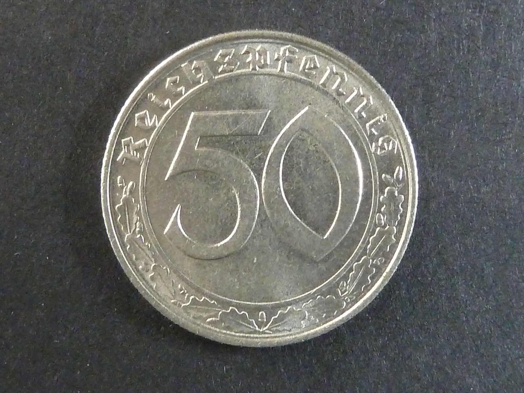 50 Reichspfennig 1938 E, J.365