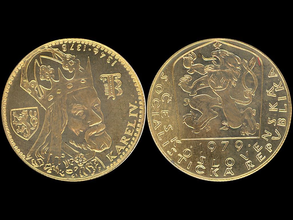1 Dukát Karel IV.1979