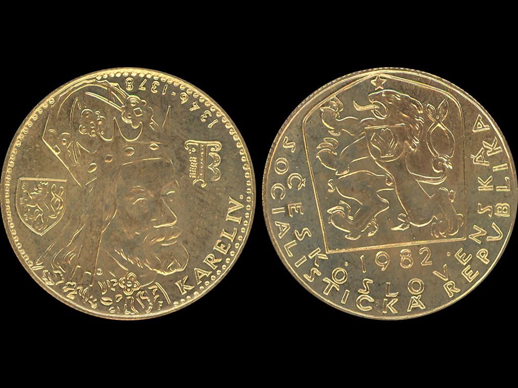 1 Dukát Karel IV.1982