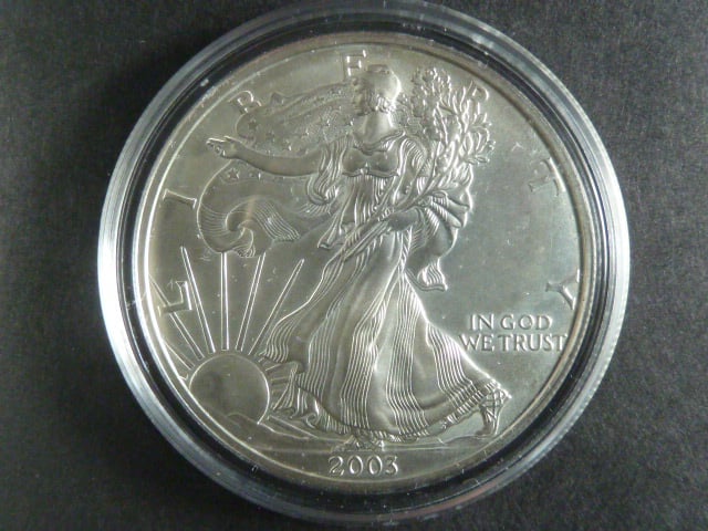 1 $ 2003 Liberty, 1 OZ Ag