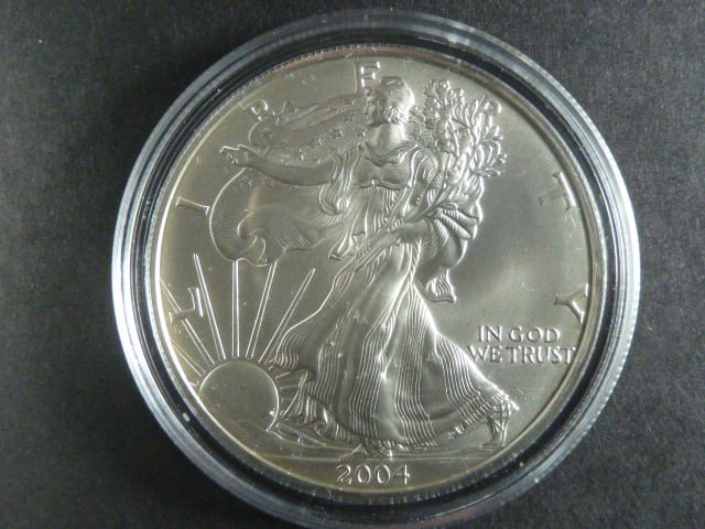 1 $ 2004 Liberty, 1 OZ Ag