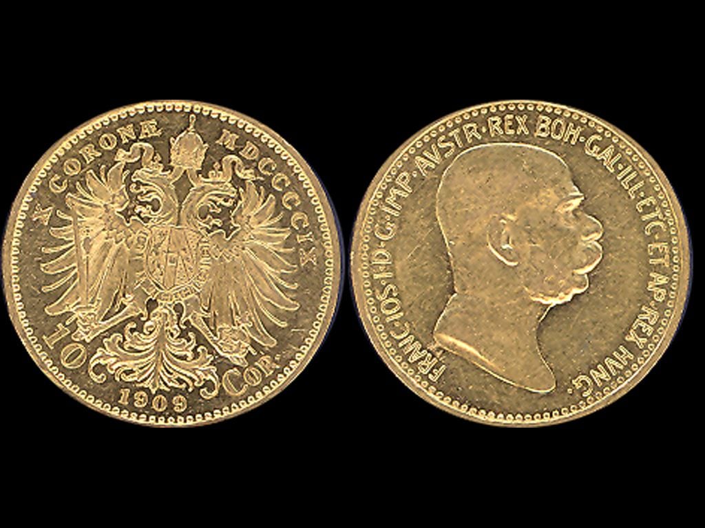 10 Koruna 1909 typ Marschall