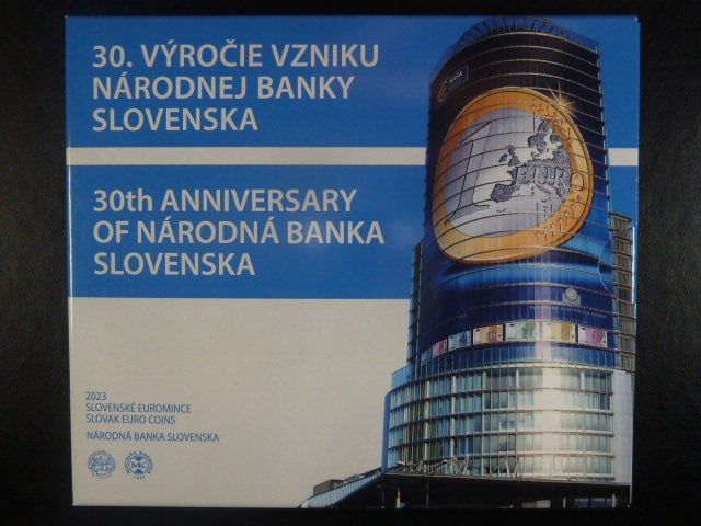 2023 ročníková sada 30.výročí vzniku Národní banky slovenska