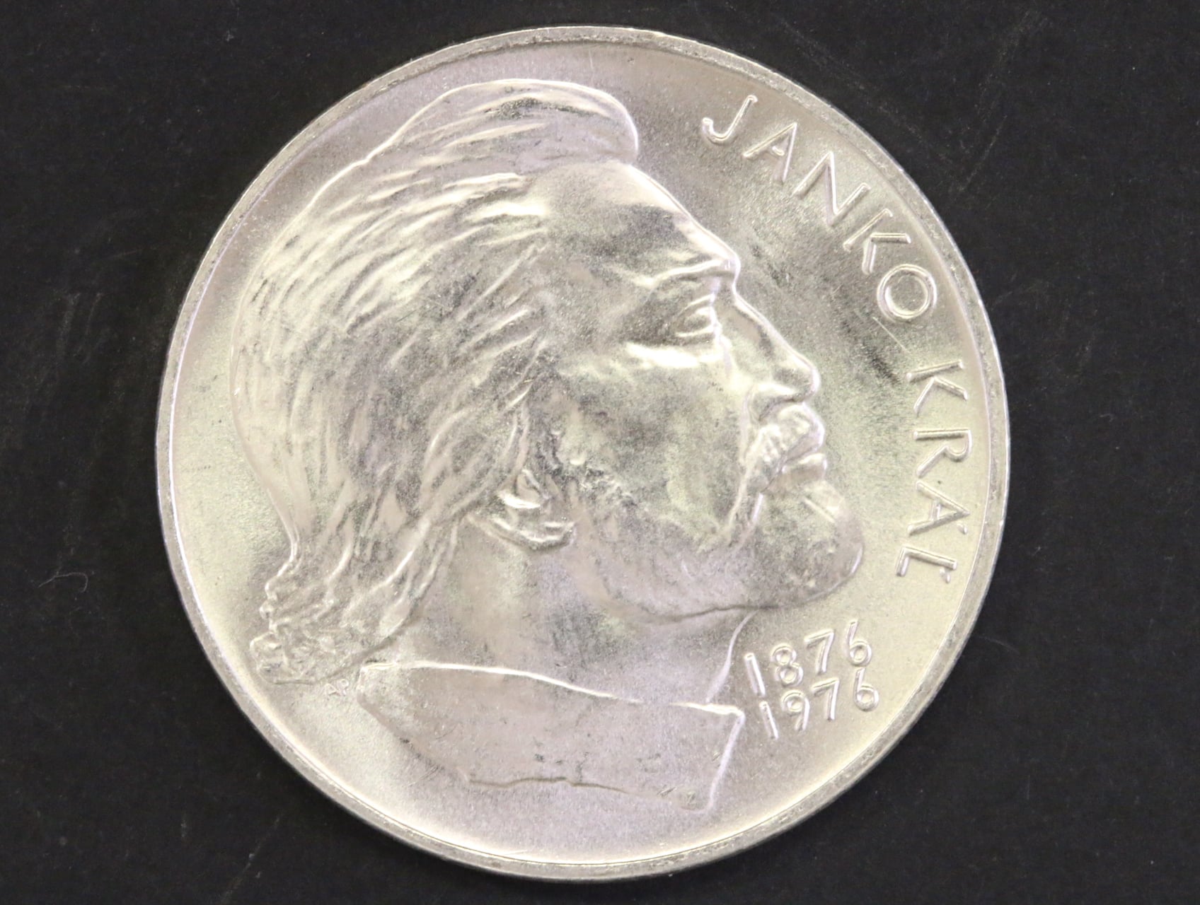 100 Kčs 1976, 100. výročí úmrtí Janko Krála