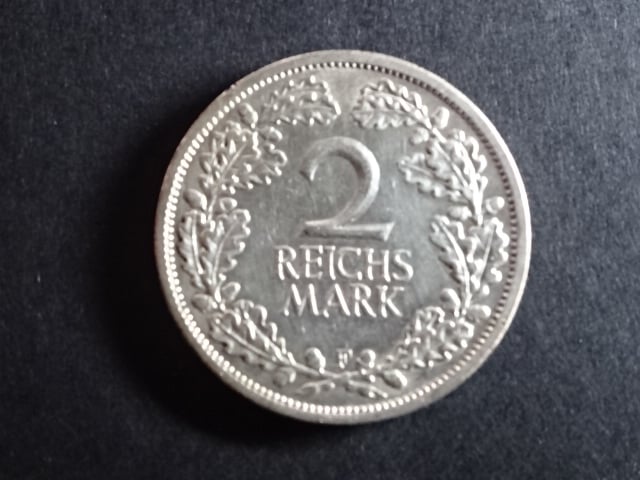 2 Reichsmark 1926 F, J.320