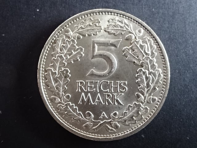 5 Reichsmark 1925 A Rheinlande, J.322