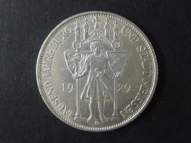 3 Reichsmark 1929 E Meissen, J.338