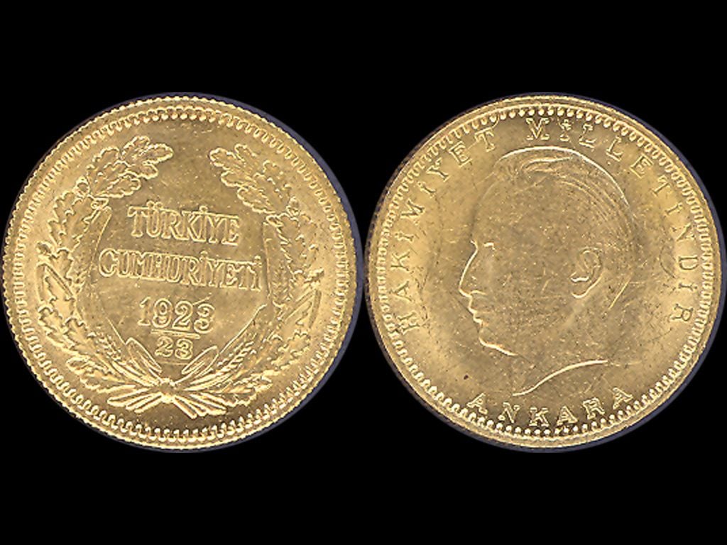 100 Kurush 1923 / 23, KM 854, 7,216g