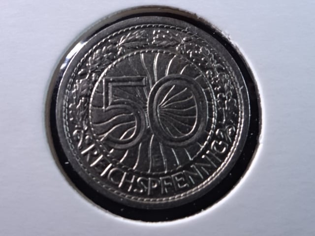 50 Reichspfennig 1928 E, J.324