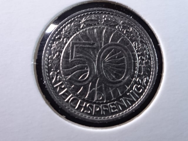 50 Reichspfennig 1928 D, J.324