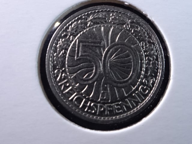 50 Reichspfennig 1927 J, J.324