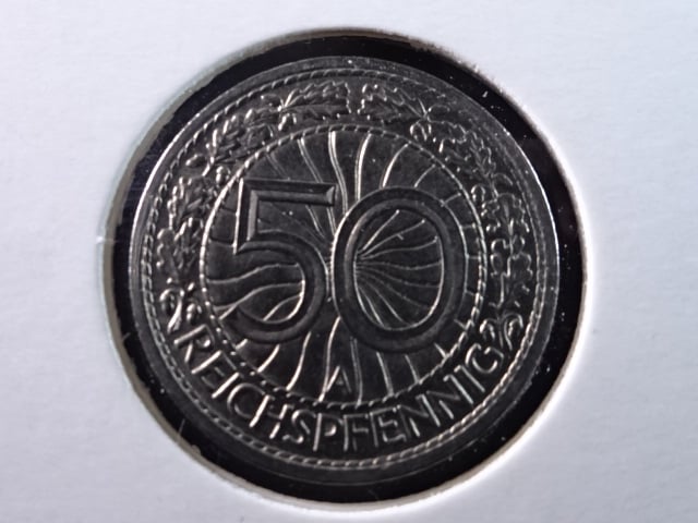 50 Reichspfennig 1927 A, J.324