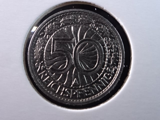 50 Reichspfennig 1936 A, J.324