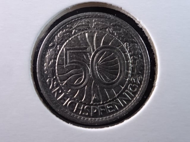 50 Reichspfennig 1930 A, J.324