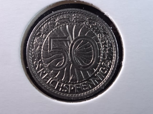 50 Reichspfennig 1929 A, J.324