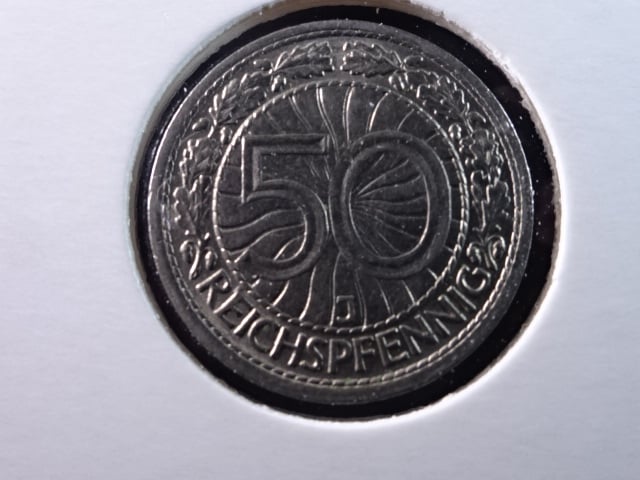 50 Reichspfennig 1928 J, J.324