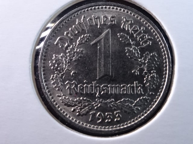 1 Reichsmark 1933 D, J.354