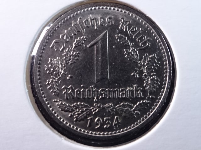 1 Reichsmark 1934 D, J.354