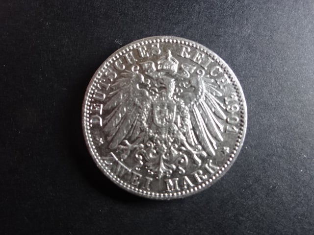 Baden, Friedrich I (1852-1907), 2 Mark 1901 G, J. 28, KM. 269