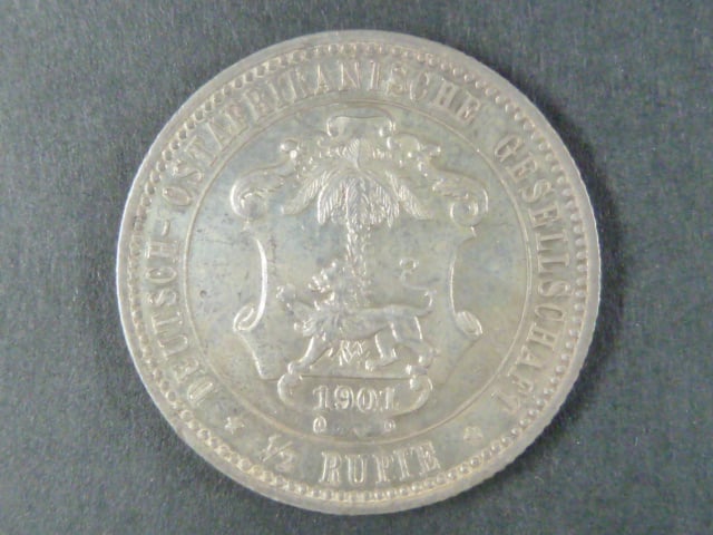 Ostafrika, 1/2 Rupie 1891, J.712