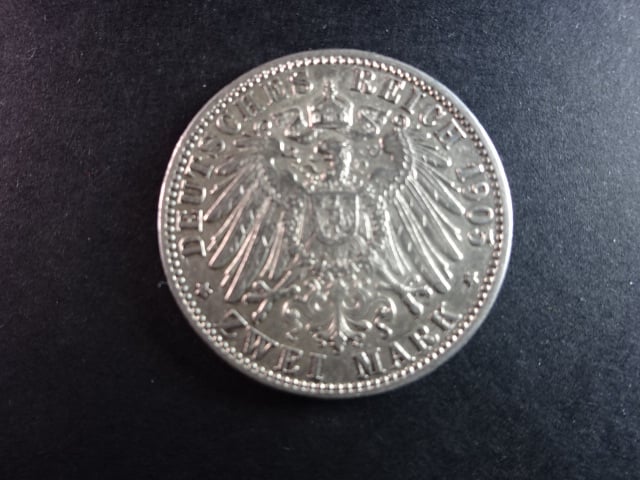 Baden, Friedrich I (1852-1907), 2 Mark 1905 G, J. 32, KM. 272