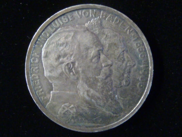 Baden, Friedrich I (1852-1907), 5 Mark 1906, J. 35, KM. 277