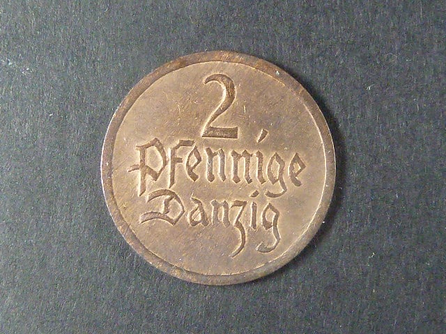 Danzig, 2 Pfennige 1926, J.D3