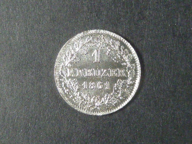 Bayern, Maximilian II., 1 Kreuzer 1861, KM. 858