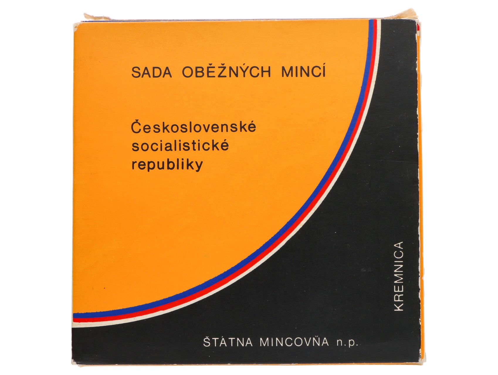 Sada oběžných mincí 1987, poškozený obal_