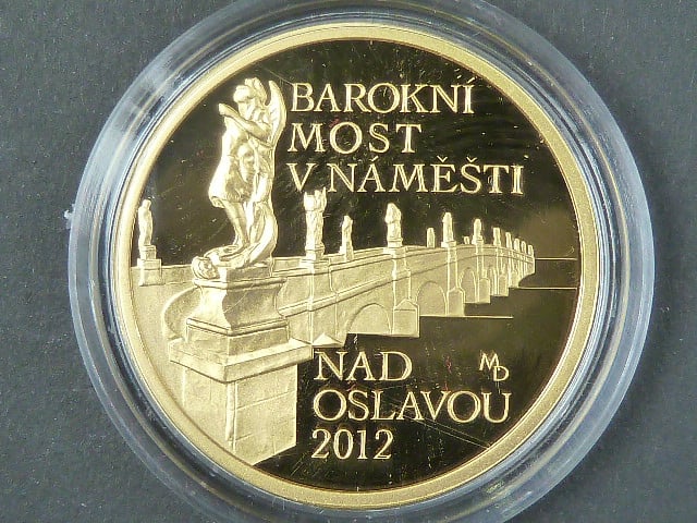 5000 Kč 2012 Barokní most v Náměšti nad Oslavou