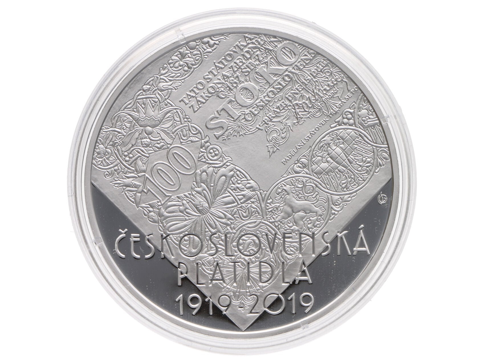 500 Kč 2019, 100. výročí zahájení vydávání československých platidel